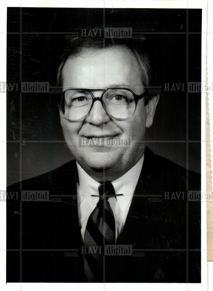 1985 Press Photo Robert Carlson, Crowley&#39;s President - Historic Images