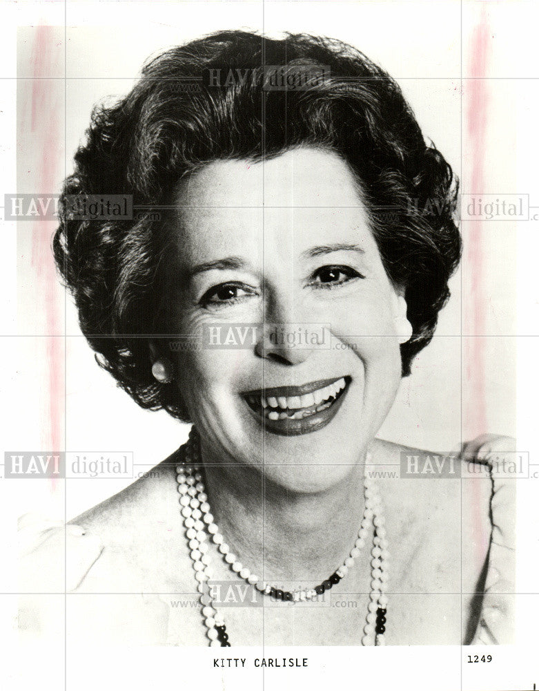 1991 Press Photo Kitty Carlisle spokeswoman actress - Historic Images