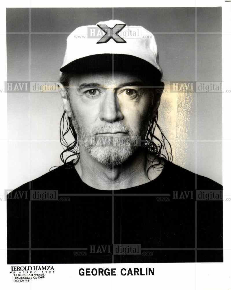 Press Photo George  Carlin Comedian Actor Author - Historic Images