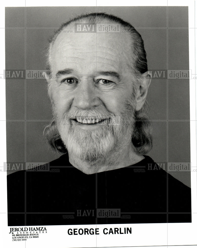 Press Photo George Carlin american comedian - Historic Images