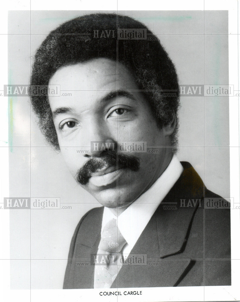 1985 Press Photo Council Cargie Baptiste - Historic Images