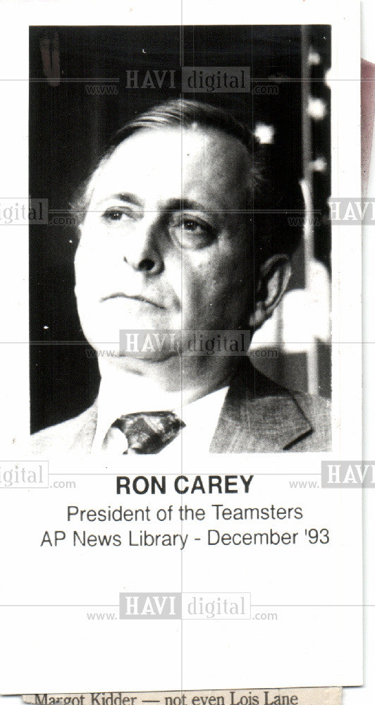 1994 Press Photo Ron Carey President Teamsters - Historic Images