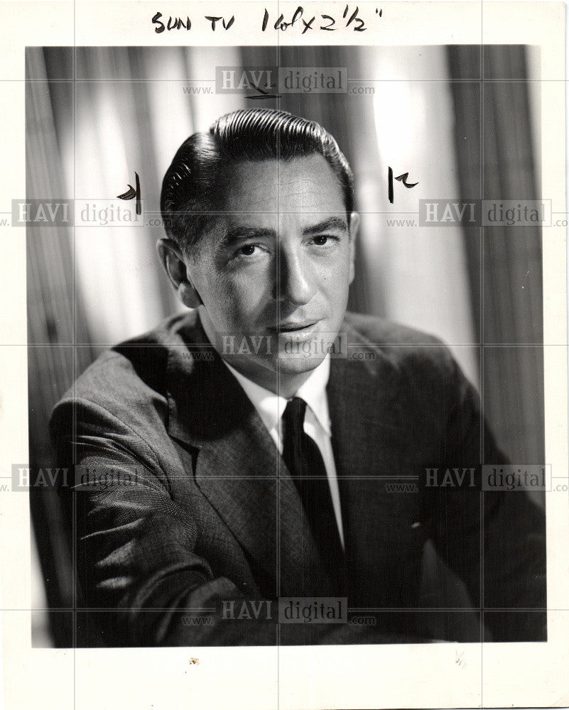 1966 Press Photo Macdonald Carey Days Our Lives Actor - Historic Images