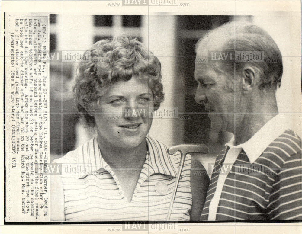 1971 Press Photo JoAnne Carner - Historic Images