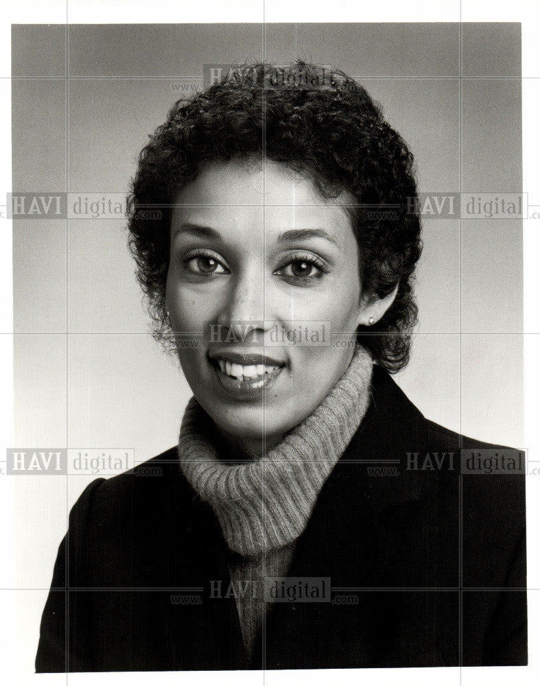 1987 Press Photo Nerrissa Williams Co Anchor - Historic Images