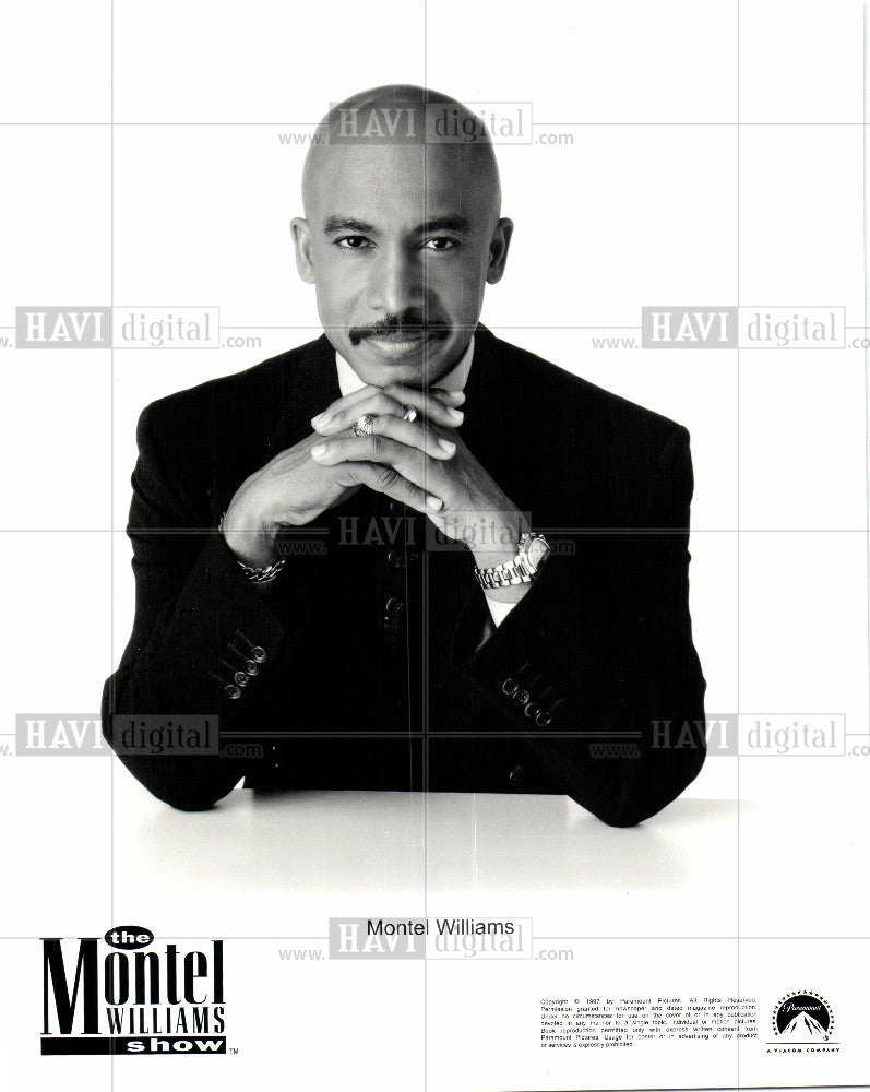 Press Photo Montel Williams - Historic Images