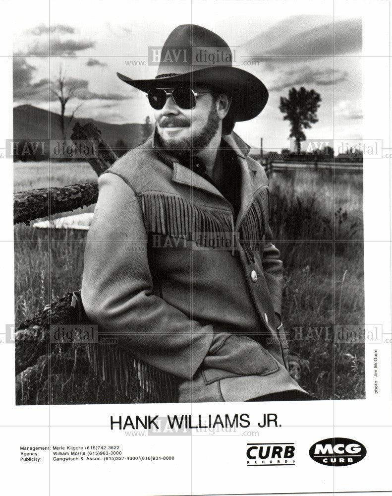 1995 Press Photo Hank Williams Country Singer Musician - Historic Images