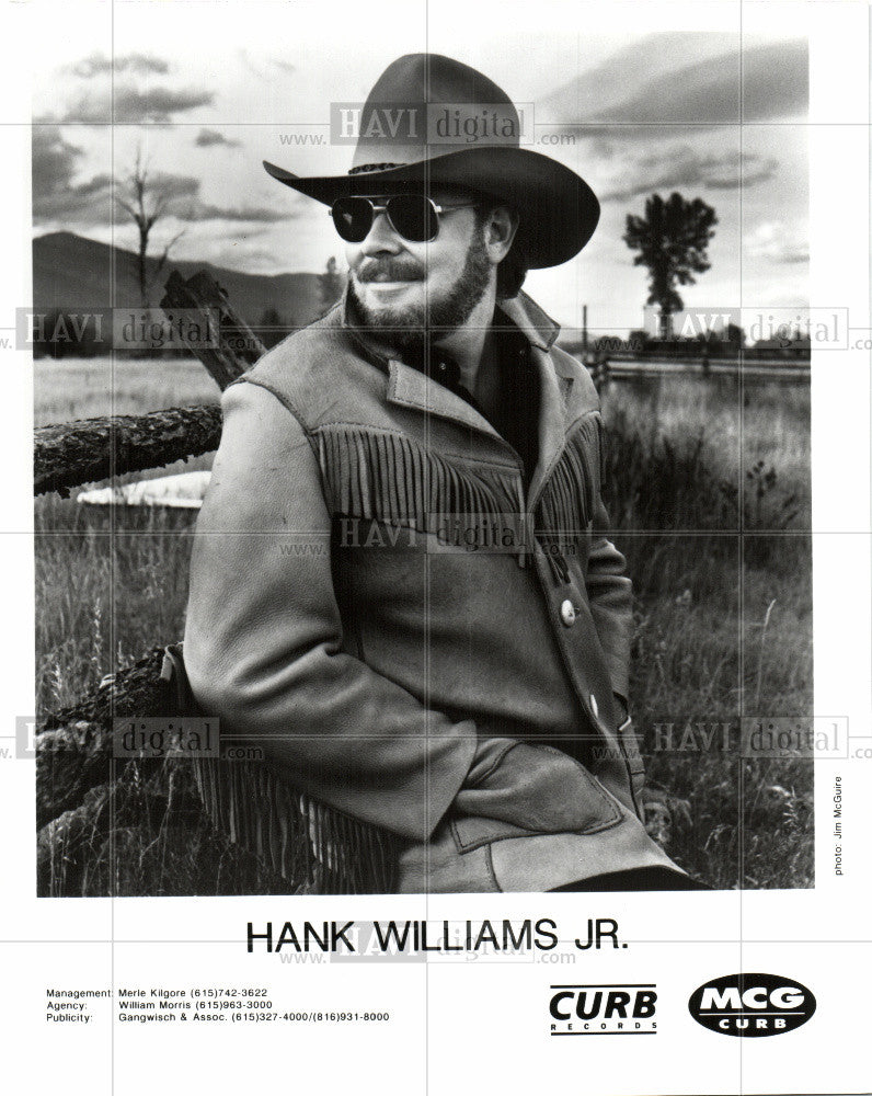 1996 Press Photo Hank William Jr. - Historic Images