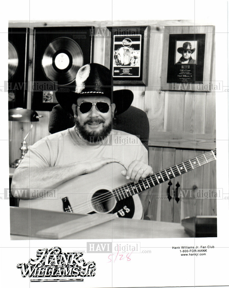 1999 Press Photo Hank Williams Jnr, singer - Historic Images