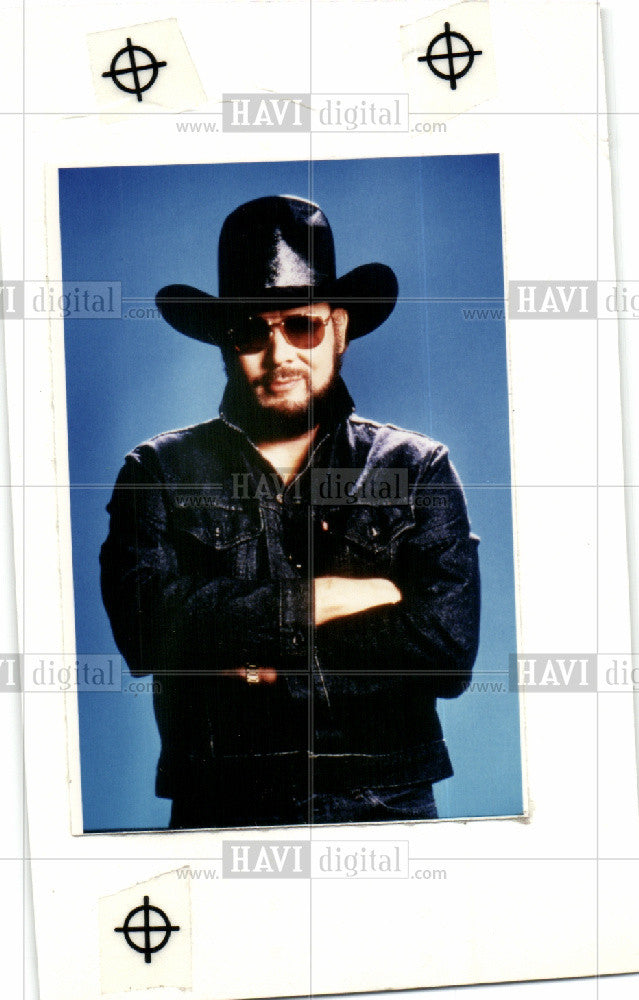 1989 Press Photo Hank Williams Jr. Bocephus country - Historic Images