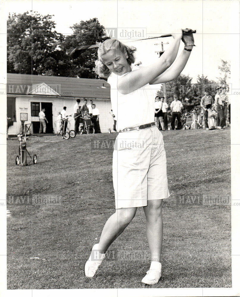 1955 Press Photo Nancy Williams - Historic Images