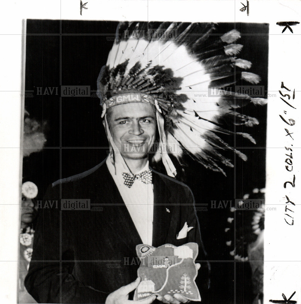 1955 Press Photo Williams at the New York State Fair - Historic Images