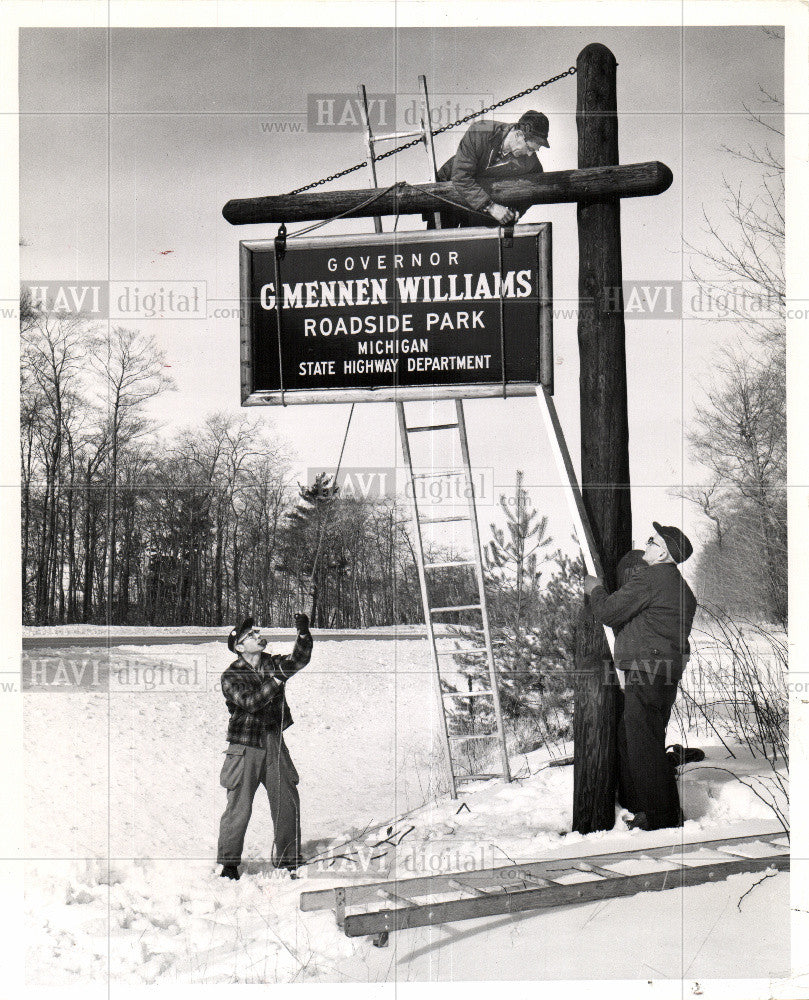 1961 Press Photo Mennen Williams 41st Governor of Michi - Historic Images