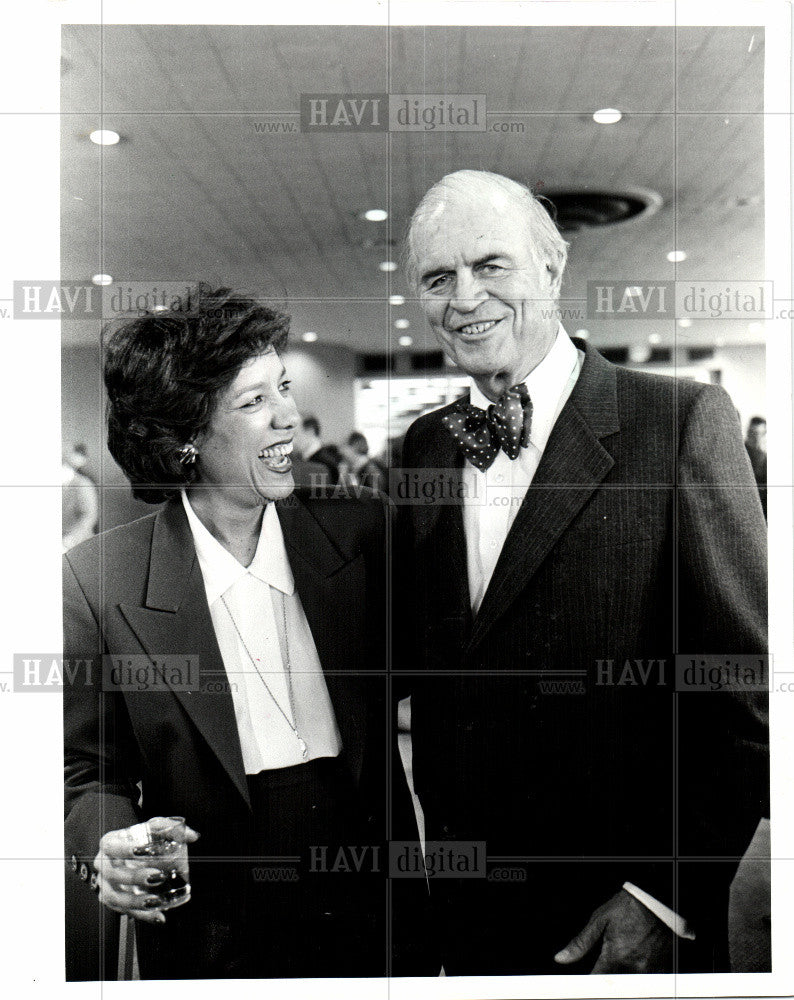 1986 Press Photo G. Mennen Williams Governor Michigan - Historic Images