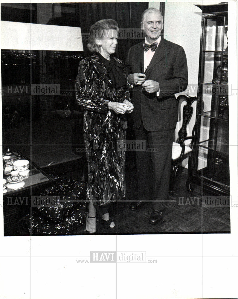 1986 Press Photo Mennen Williams 41st Governor Michigan - Historic Images