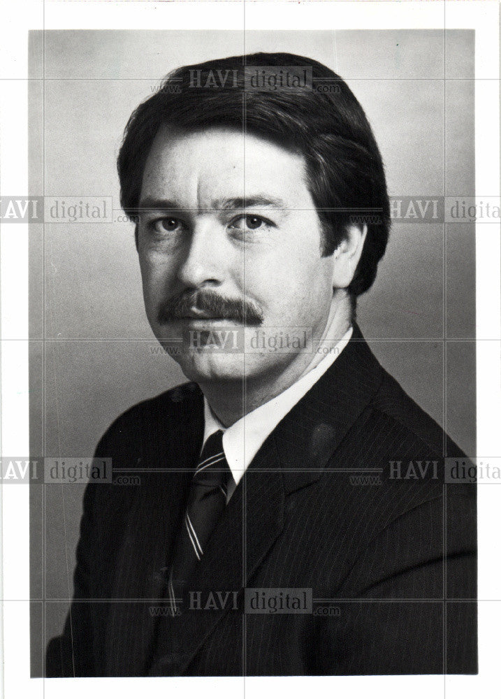 1986 Press Photo Dan Williams, WJBK-TV - Historic Images