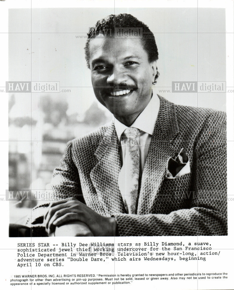 Billy Dee Williams, Billy Diamond 1992 Vintage Photo Print - Historic Images