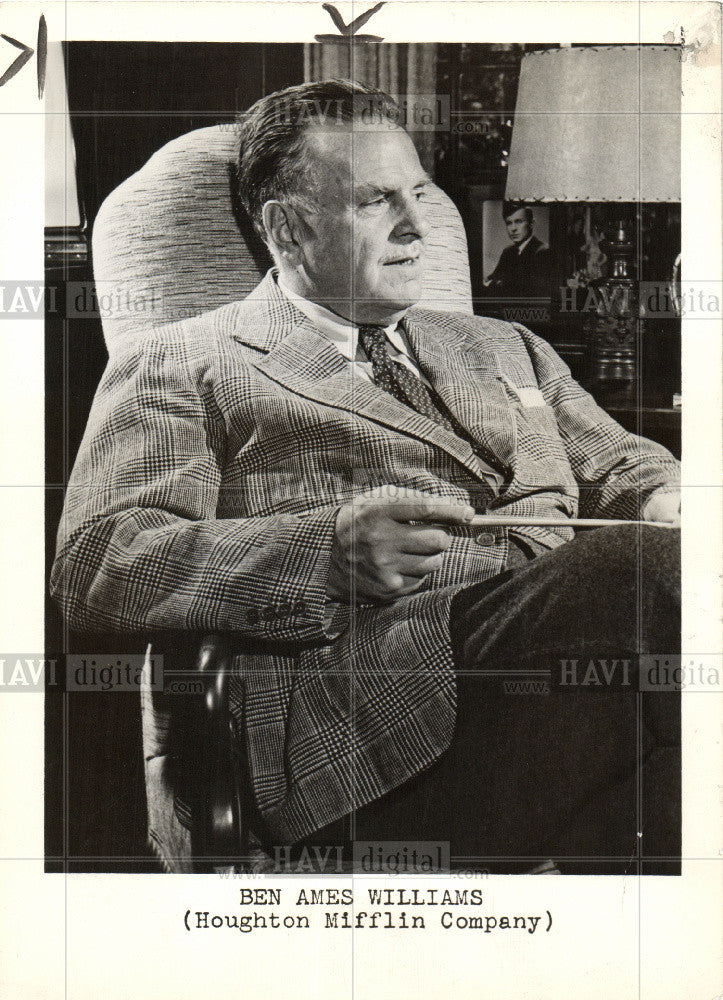 1950 Press Photo Ben Ames Williams Author - Historic Images
