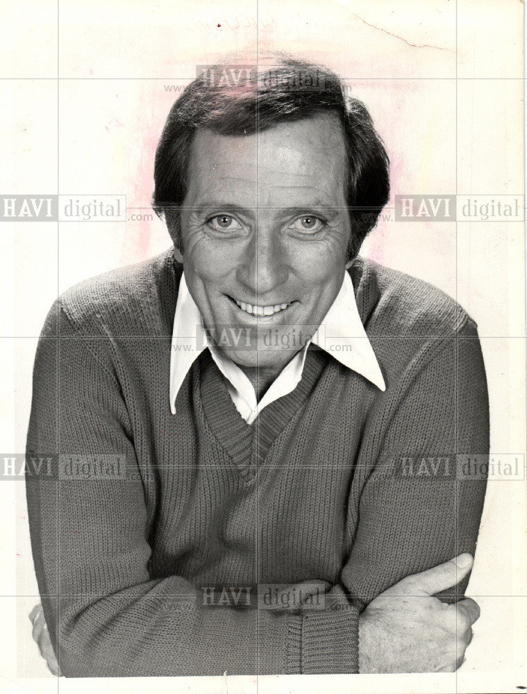 1982 Press Photo Andy Williams Singer Songwriter Actor - Historic Images