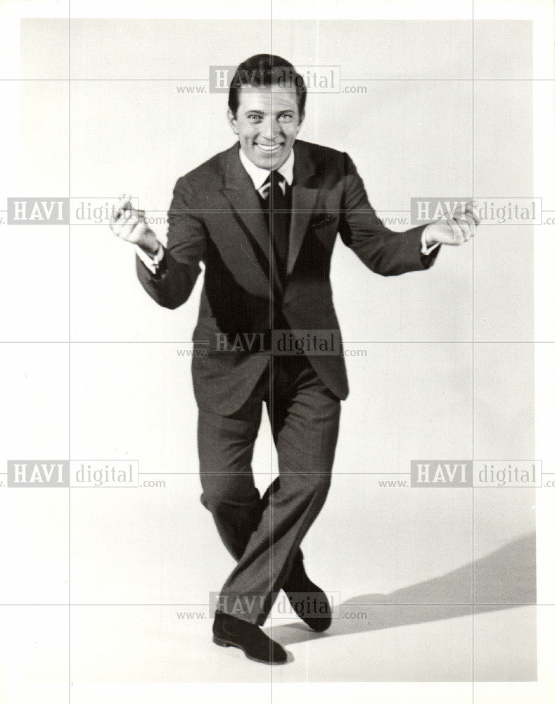 1962 Press Photo Howard Andrew &quot;Andy&quot; Williams - Historic Images