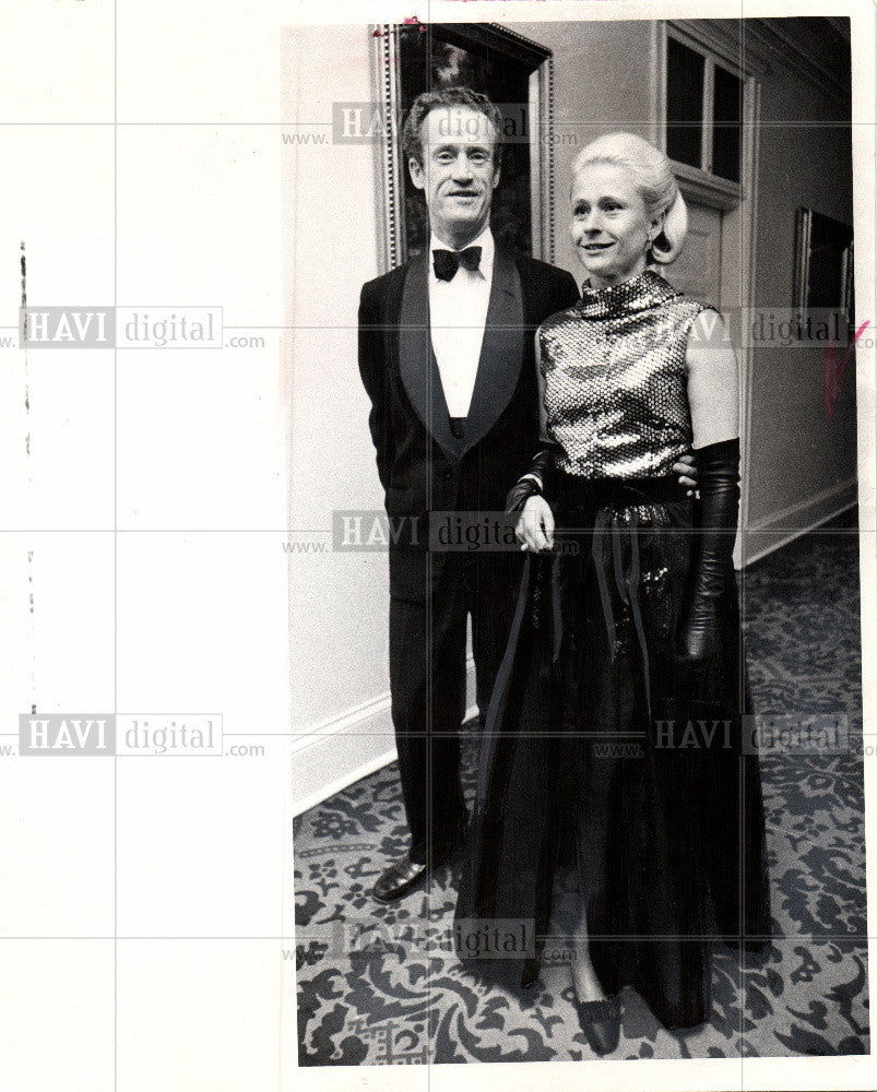 Press Photo Mr. and Mrs. Warren Wilkinson - Historic Images