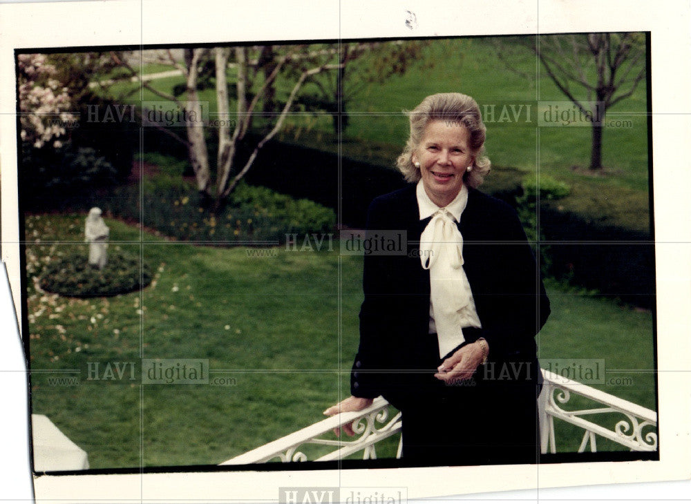 1988 Press Photo Nancy Williams Grosse point 1988 - Historic Images