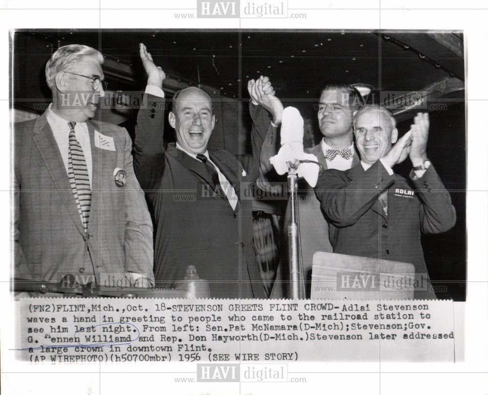 1956 Press Photo G. Mennen Williams - Historic Images