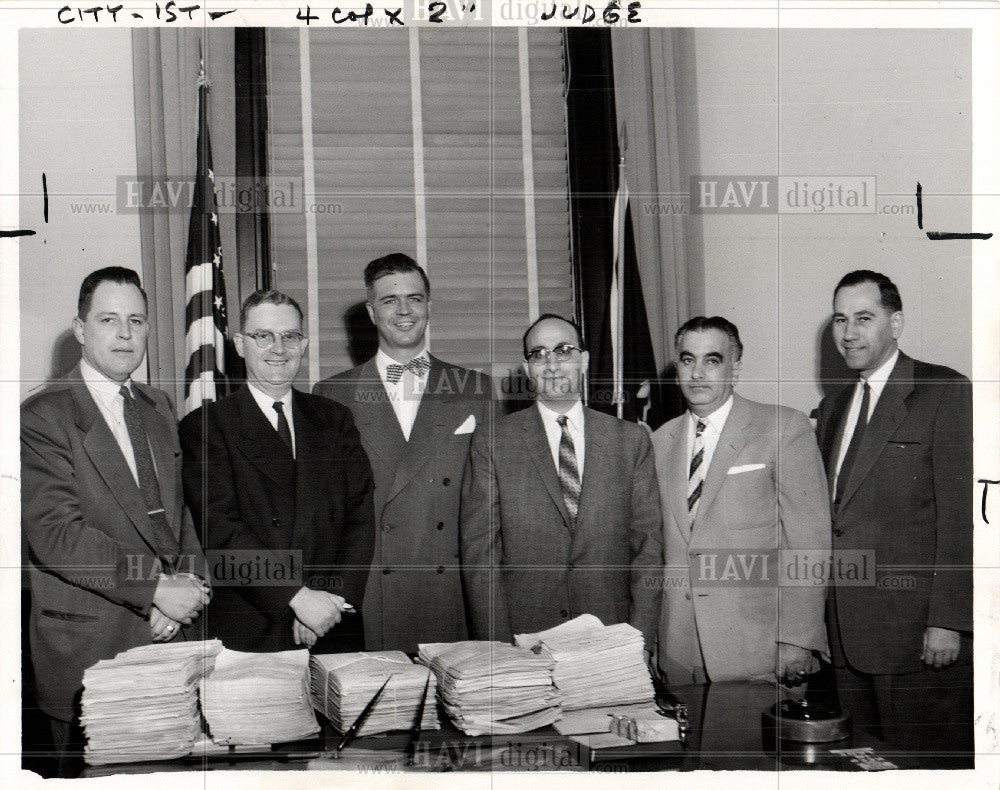 1956 Press Photo G. Mennen Williams governor michigan - Historic Images