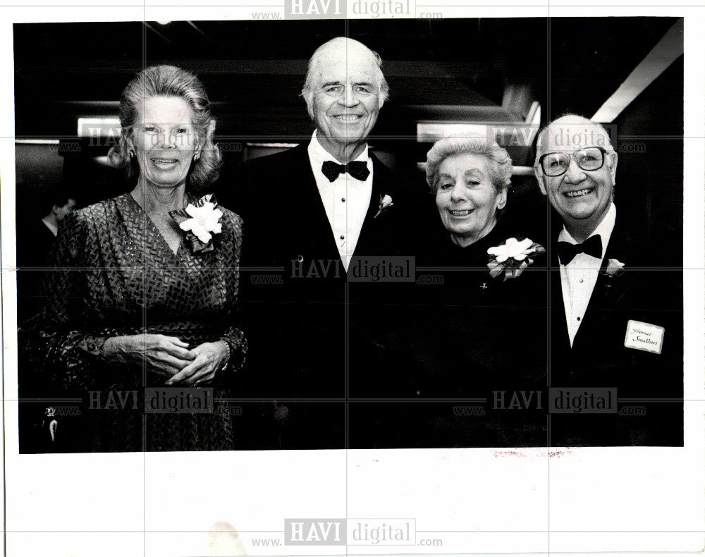 1986 Press Photo Mennen Williams 41st Governor Michigan - Historic Images