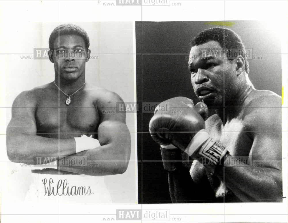 1989 Press Photo Carl Williams American boxer - Historic Images
