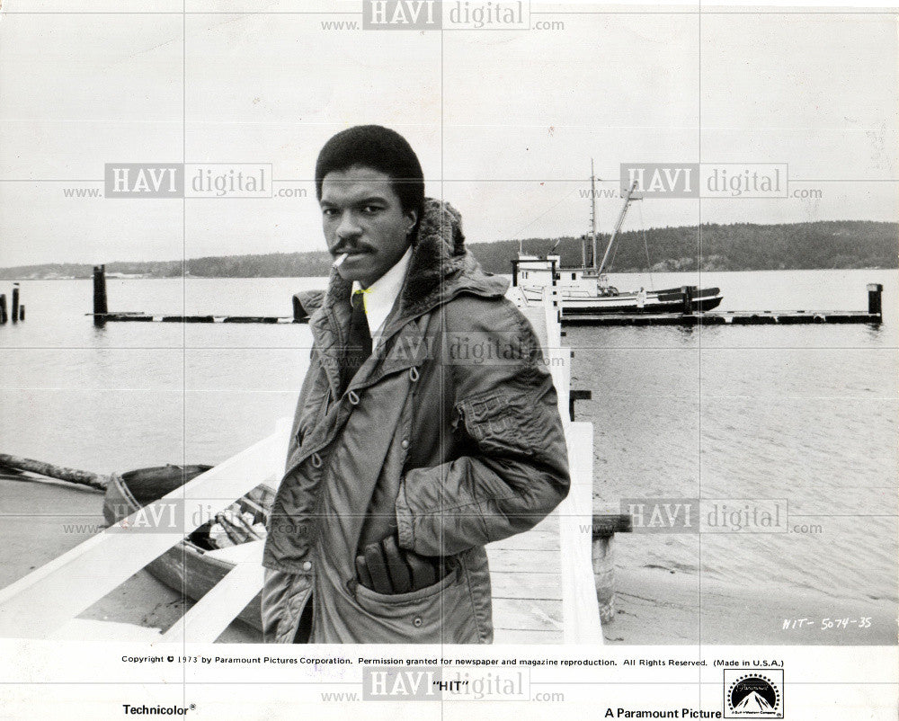 1973 Press Photo Billy Dee Williams Actor Artist Singer - Historic Images