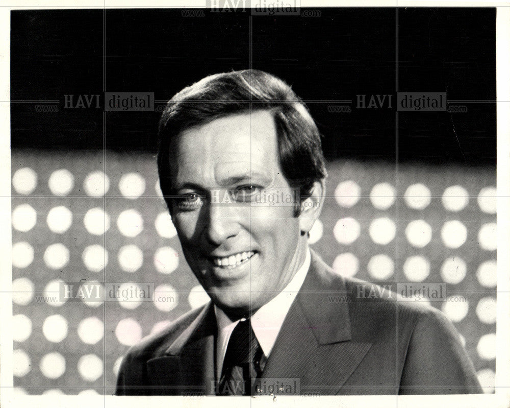 1972 Press Photo Andy Williams, Singer - Historic Images