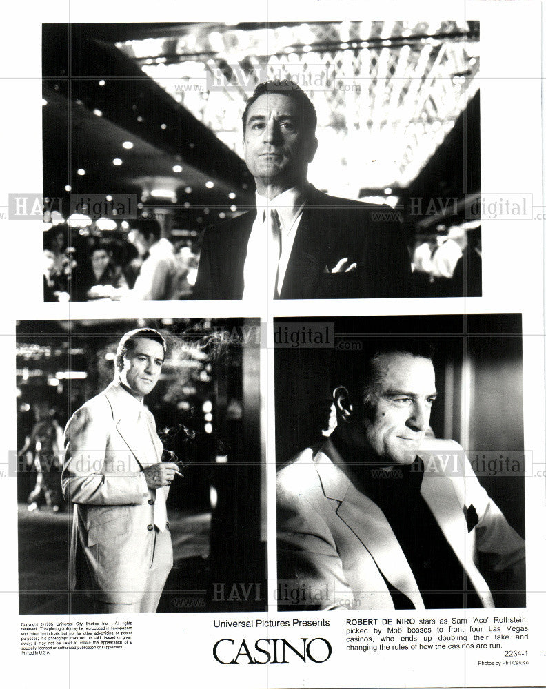 1995 Press Photo robert de niro actor - Historic Images