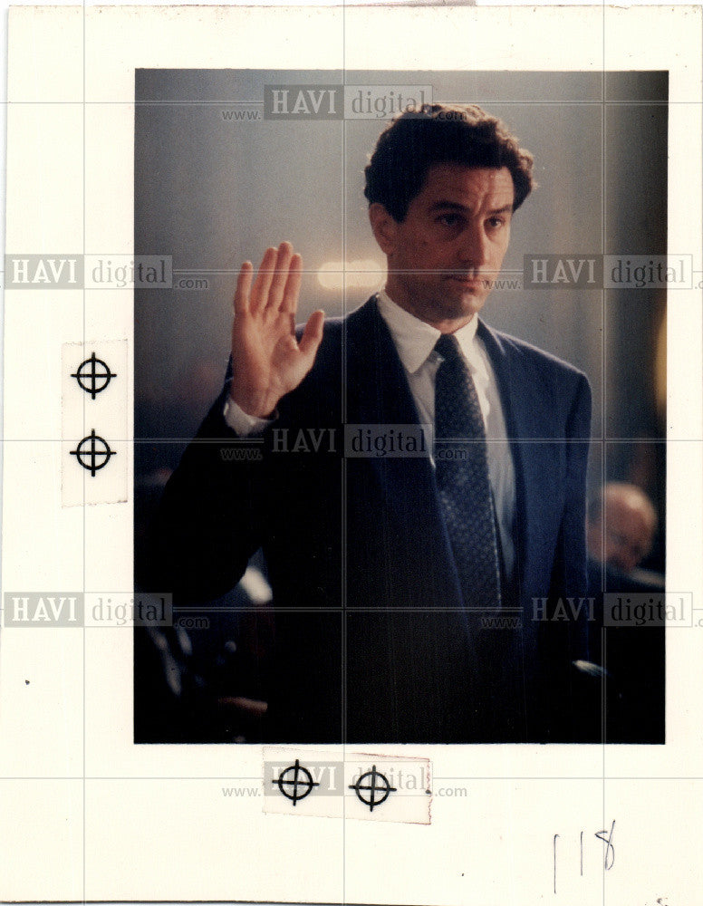 1991 Press Photo Robert De Niro actor Guilty Suspicion - Historic Images