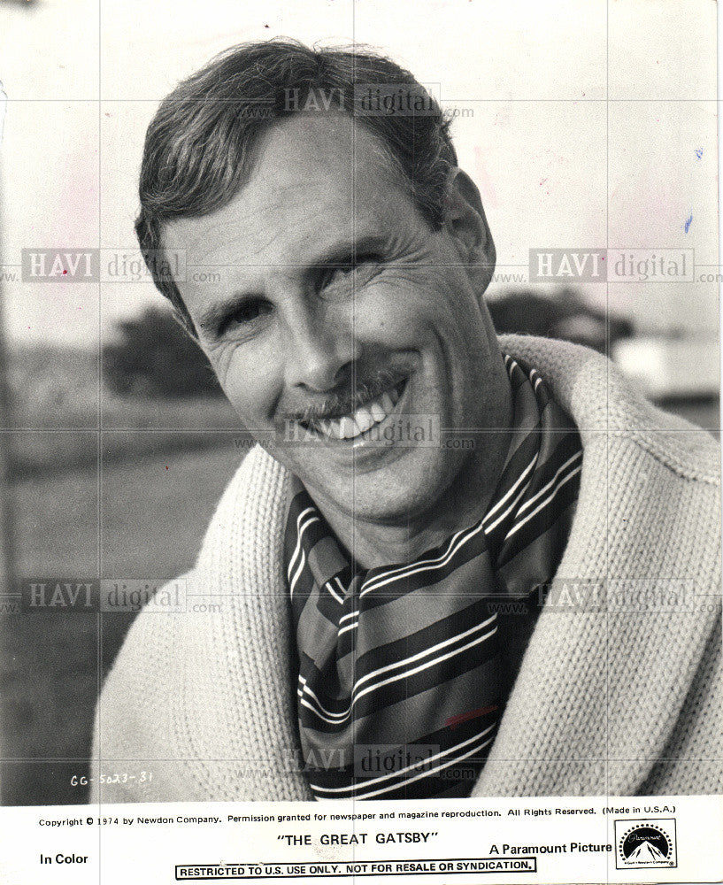 1974 Press Photo Bruce Dern, The Great Gatsby - Historic Images