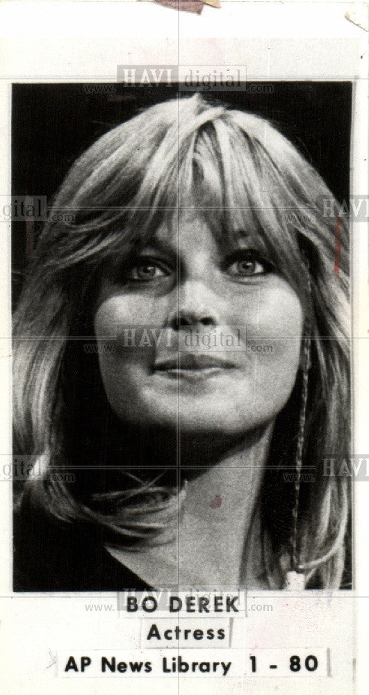 1991 Press Photo BO DEREK Actress - Historic Images