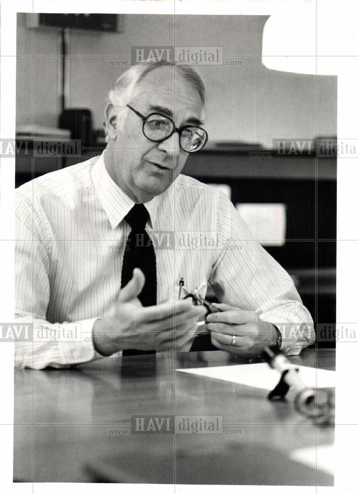 1984 Press Photo founder of Herman Milleroffice - Historic Images