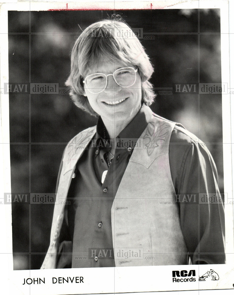 1981 Press Photo John Denver Actor - Historic Images