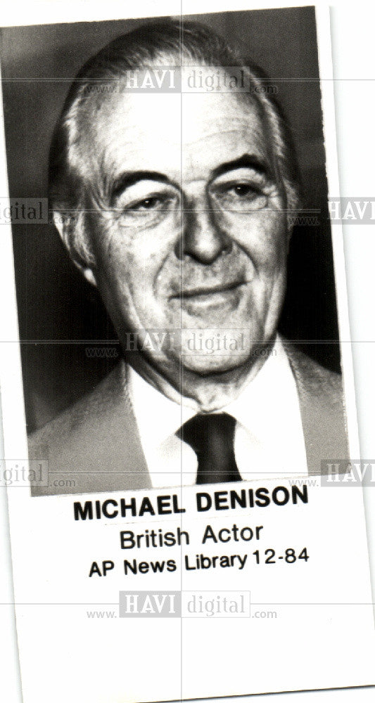 1985 Press Photo Denison Michael Actor - Historic Images