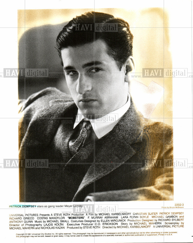 1992 Press Photo Patrick Dempsey Actor - Historic Images