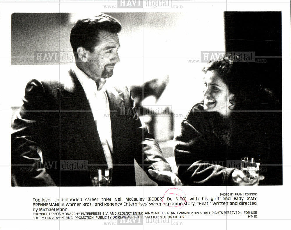 1995 Press Photo Robert De Niro, Amy Brenneman - Historic Images