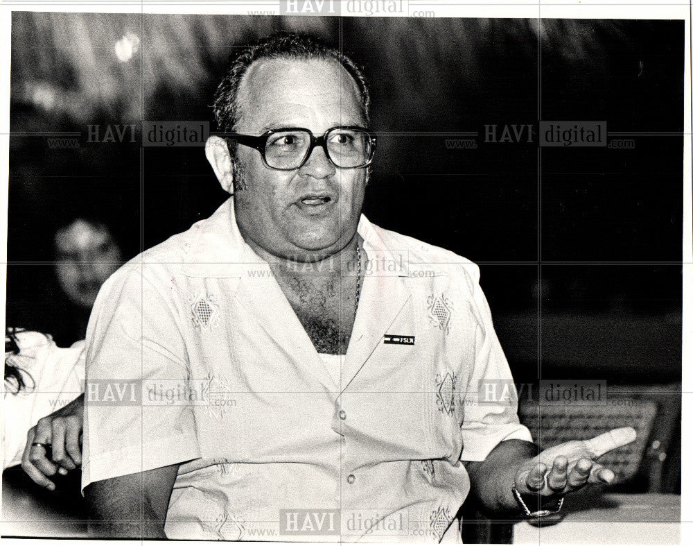 1983 Press Photo Nicaraguan Foreign Minister - Historic Images