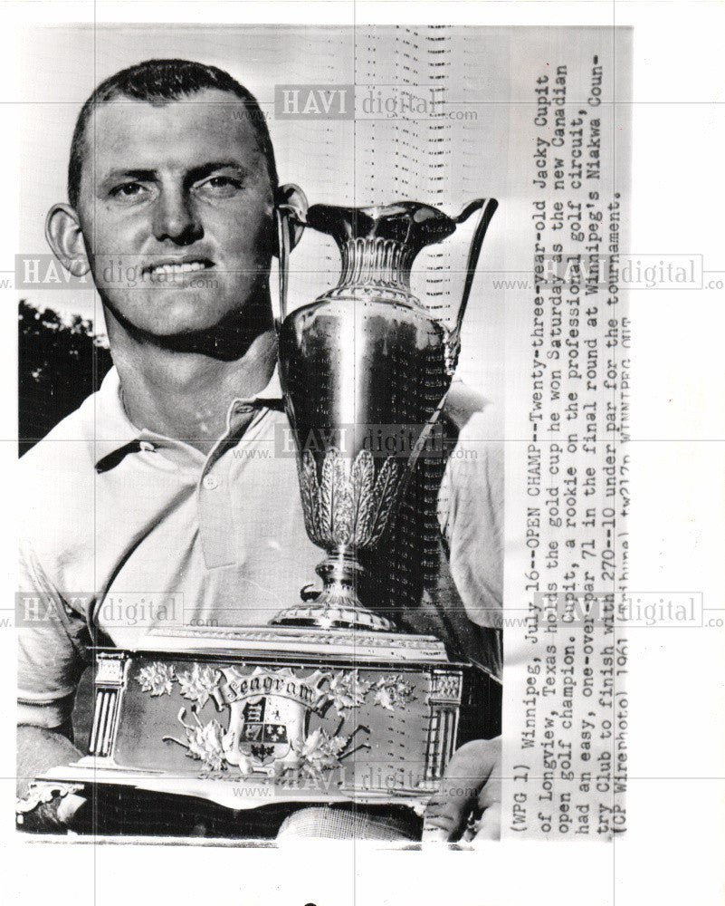 1951 Press Photo American professional golfer - Historic Images