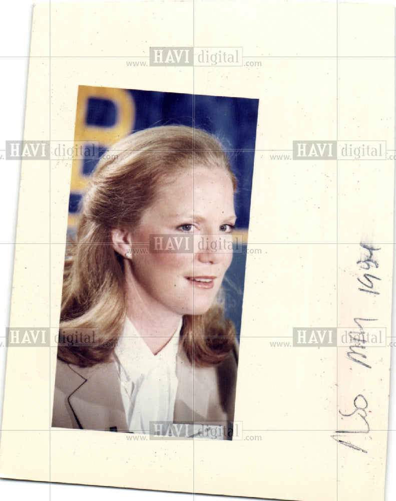 1984 Press Photo Mary Cunningham Agee Business - Historic Images