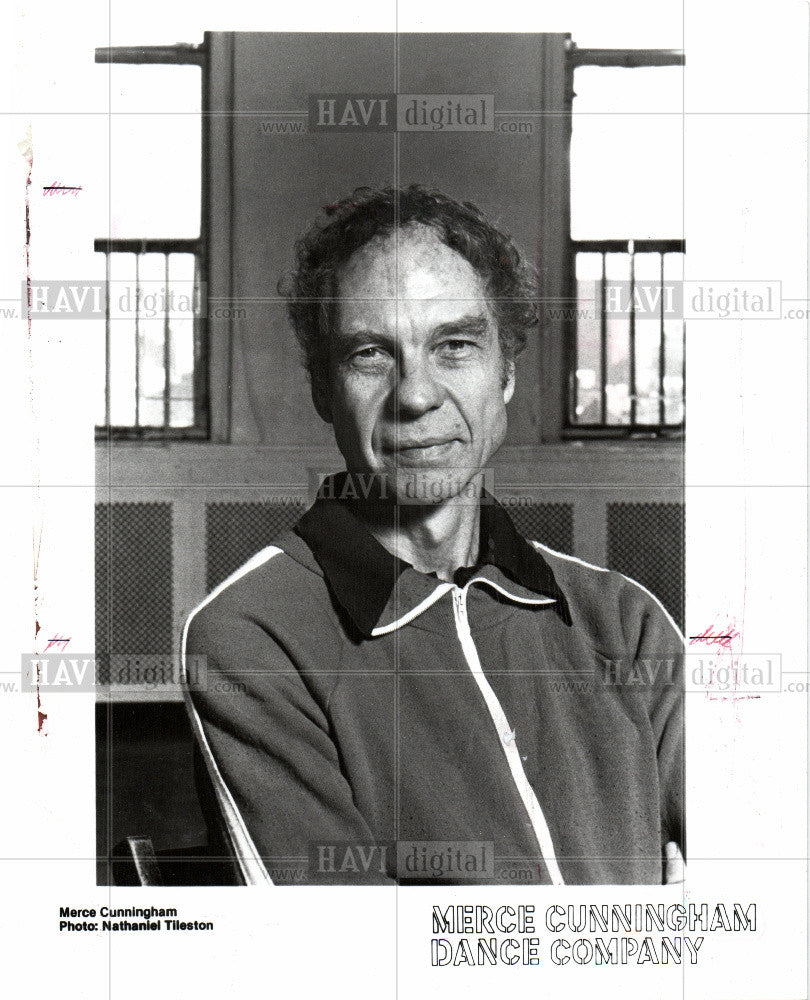 1985 Press Photo Merce Cunningham American dancer - Historic Images