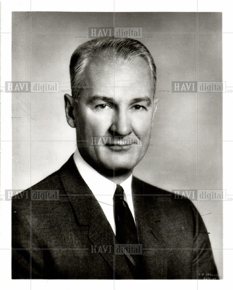 1961 Press Photo Harry B.Cunningham President - Historic Images