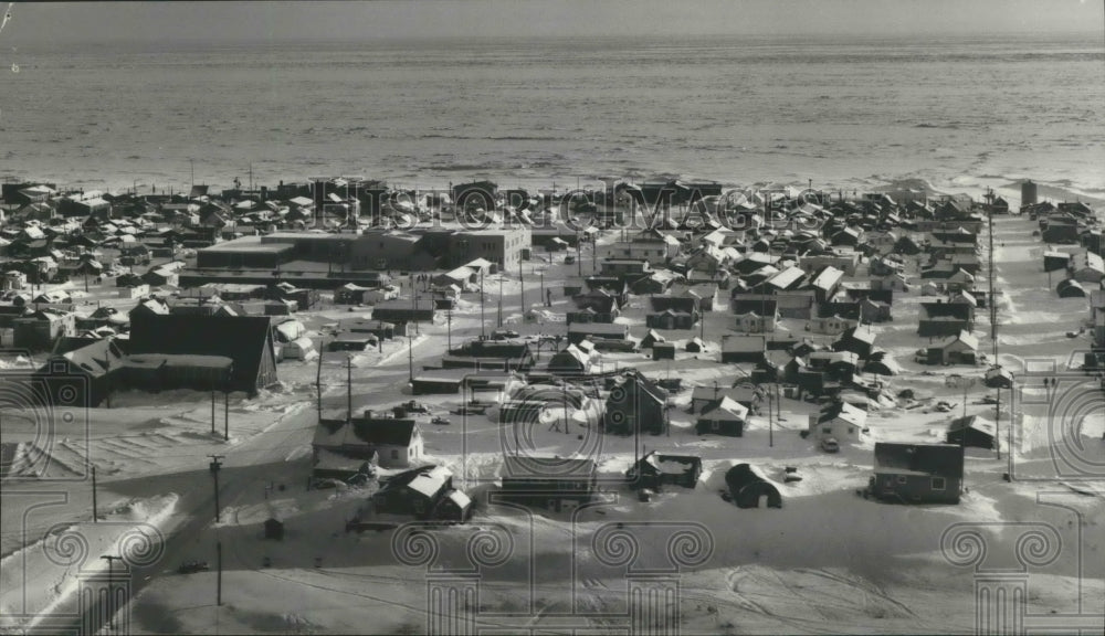 Press Photo Nome, Alaska Aerial View - Historic Images