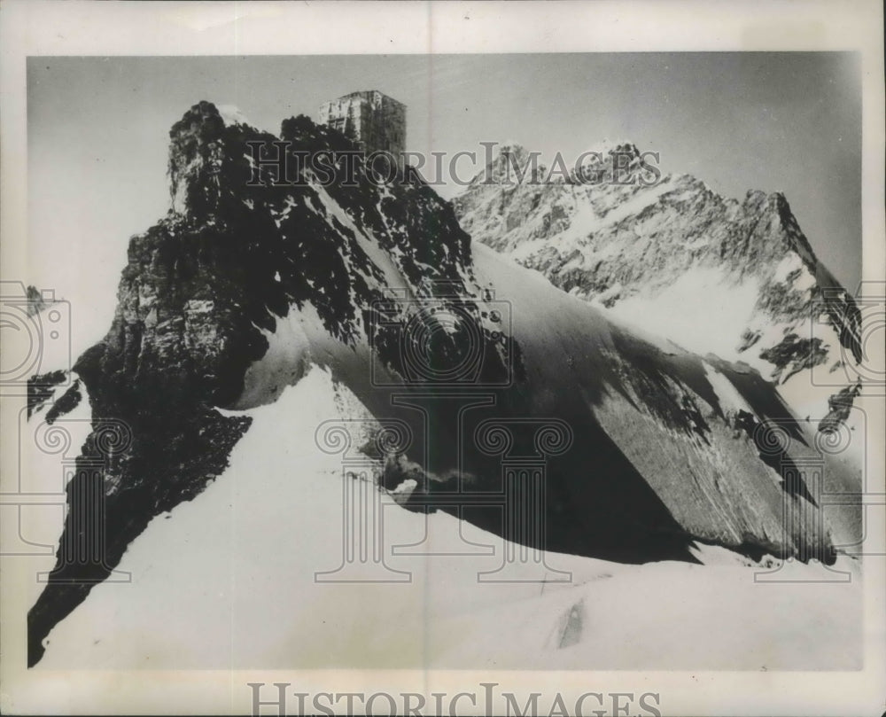 1937 Press Photo Swiss Alps, Sphinx - Historic Images