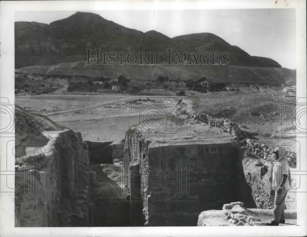 1959 Press Photo Jericho, Jordan Excavation - Historic Images