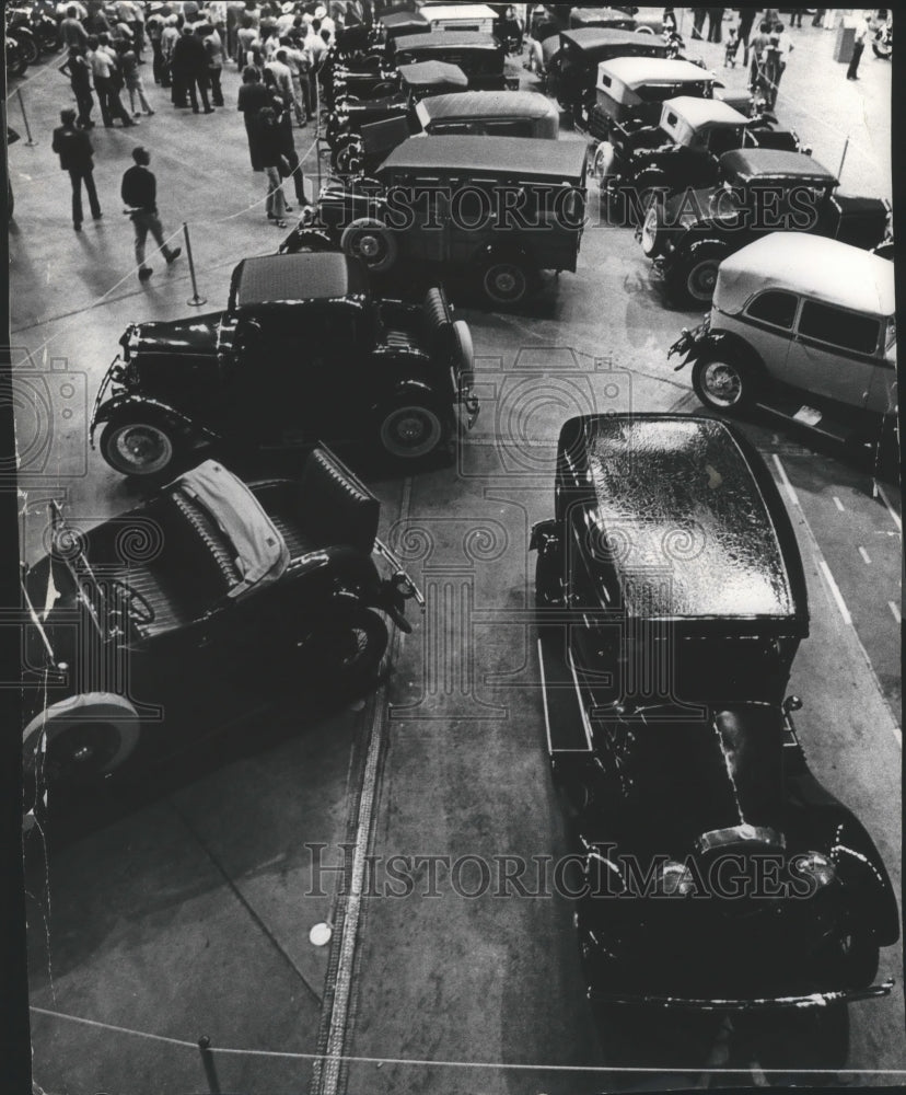 Press Photo Antique Automobile Show - Historic Images